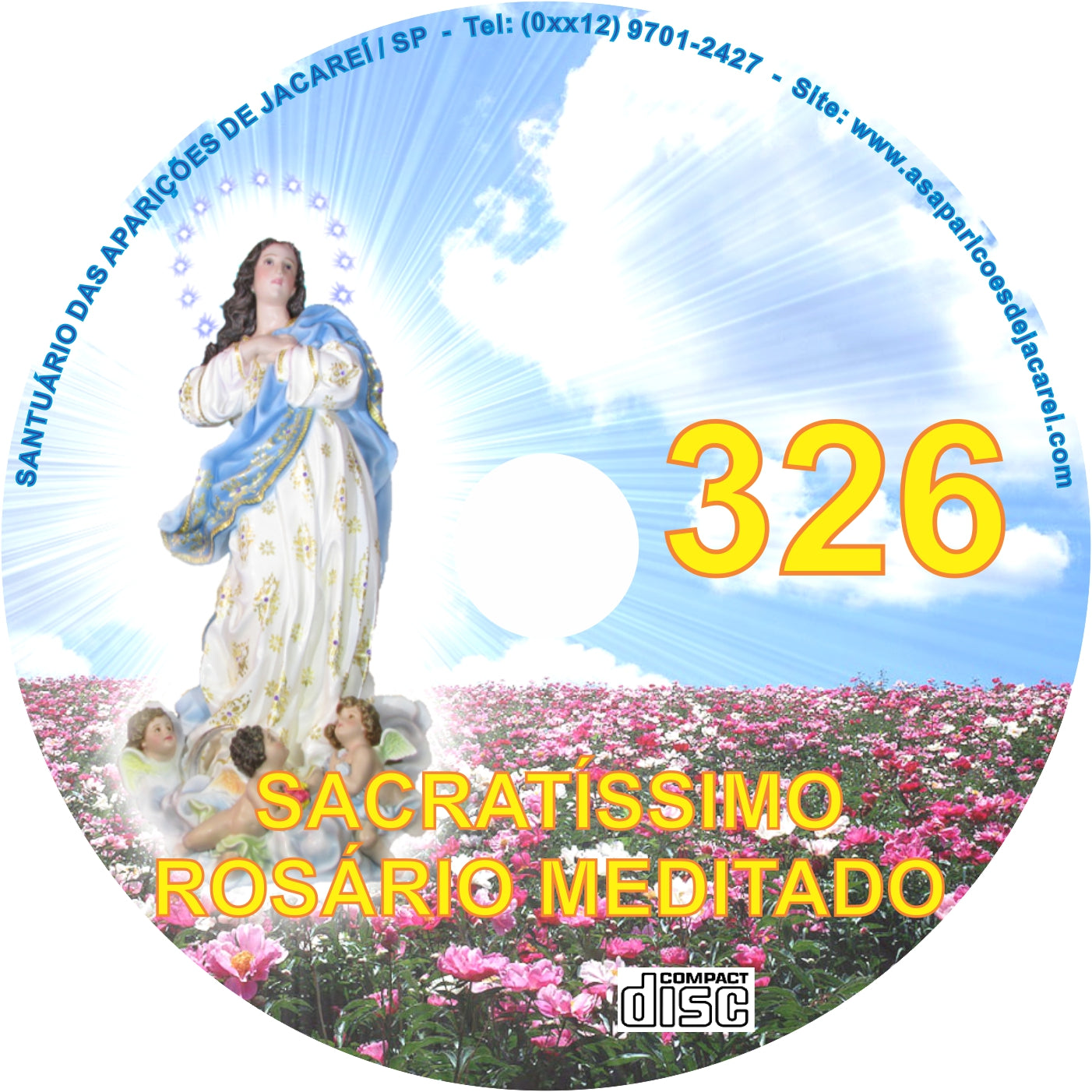 CD Rosário Meditado 326 CD Rosário Meditado 326